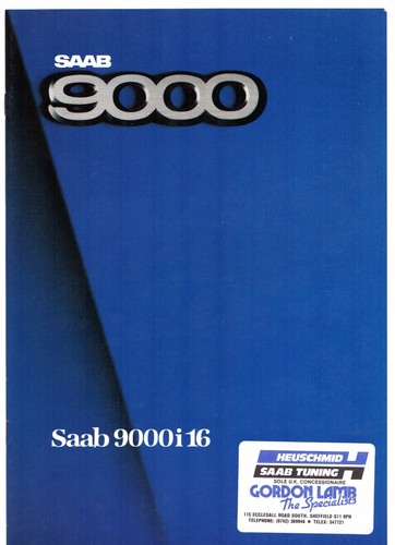 Saab 9000i 16v 1986 - saab,
