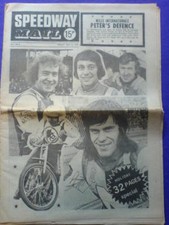 SPEEDWAY MAIL - 23 May 1975
