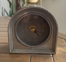 Lovely Vintage Royal Selangor Pewter Clock. V&A Museum London. Working