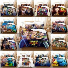 Toy story 3pcs Bedding Set Duvet Cover Comforter Cover Pillowcases Fans Gift