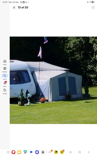 Isabella 300 sand tall - sand, awning