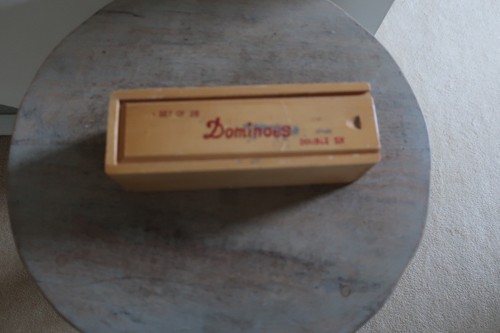 Vintage dominoes double six - vintage,
