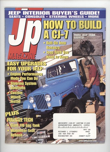 Magazine jeep interior - jp,