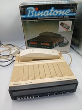 Rare Vintage Binatone Radio Phone Clock Radio Push Button Telephone Boxed Ivory