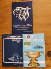 Set of 3 Cheltenham Racecards