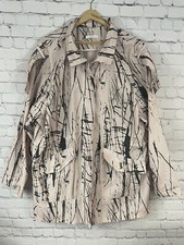 BACI Small jacket coat Oversized  lagenlook pockets Paint Splatter Art To Wear