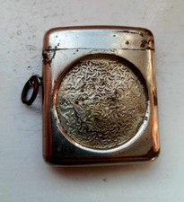 Vintage 1920s Steel Vesta