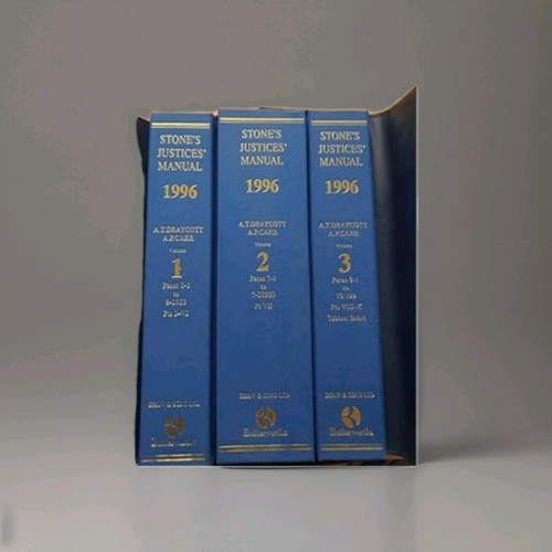 Stone justices manual 1996 - manual,