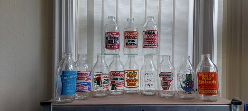 Vintage advertising milk - advertising,