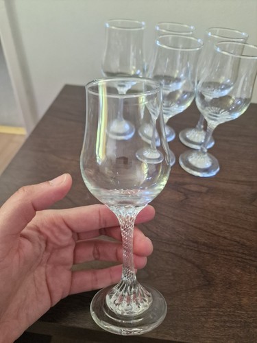 Set vintage twisted stem - twisted,