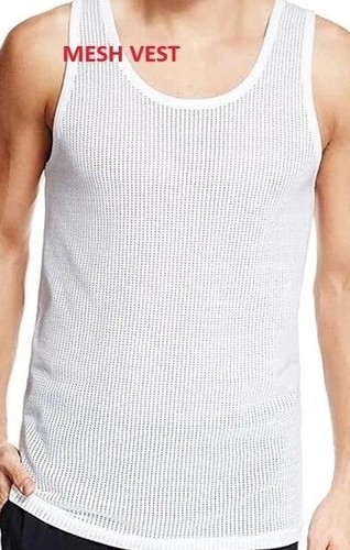 Senior boys airtex mesh vests - boys,