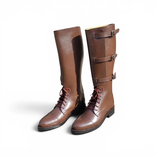 Handmade leather riding boots - handmade,