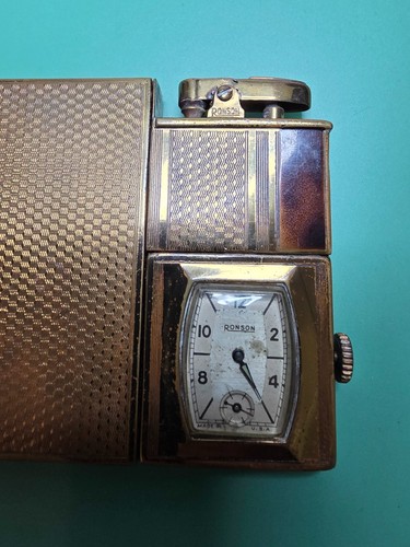 Ronson kingcase with watch - with,
