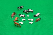 N Gauge Farm Animals Cows Sheep Horses Mixed 15 Pack 1:148 N Scale