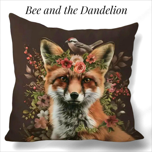 Beautiful fox with bird - beautiful,
