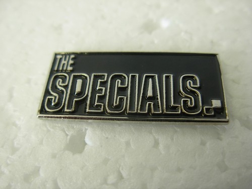 The specials pin badge - the, silver
