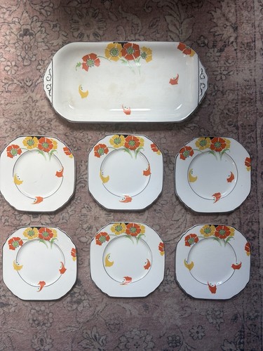 Vintage art deco - deco, sandwich/cake