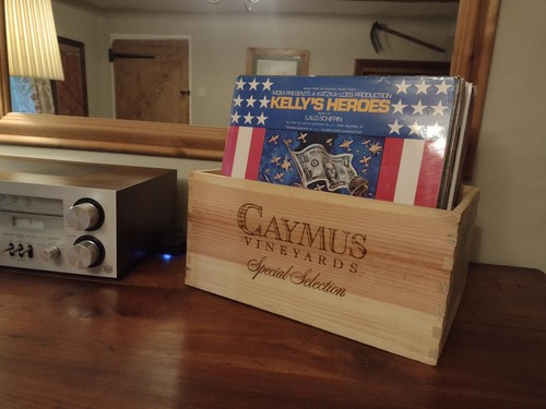 Vinyl record storage box - lp,