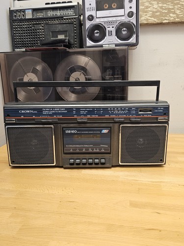 Crown 122l radio cassette - cs-122l,