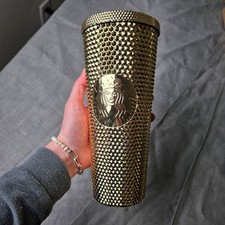 NEW Starbucks Gold Chrome