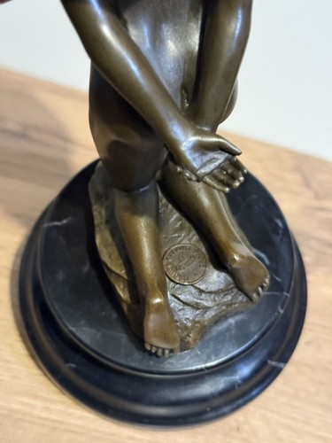 Bronze sculpture statue woman - sculpture,