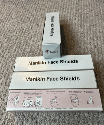 Laerdal manikin face shields - manikin,