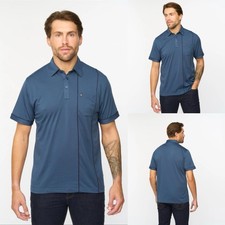 Gabicci Jersey Polo Shirt, Medium, X02, Indigo, BNWT.