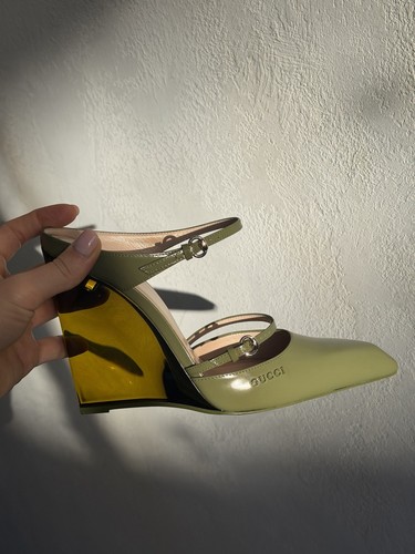 Gucci christy green perspex - green,