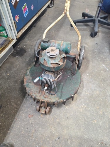 Vintage wheel push mower - vintage,