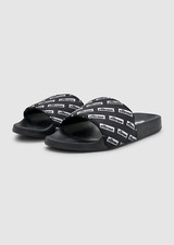 Ellesse Mens Slides Morganas Monogram Sliders Black