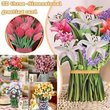 ?Mother's Day Gifts Pop-Up Flower Bouquet Greeting Cards?3D Effect