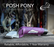 Battery CORDLESS Horse Cob Clipper 2 hour run time, 2 blades 1 YEAR WARRANTY