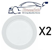 Xtremeauto X2 White Car Parking Permit Holder Road Tax Disc Holder Self Adhesive