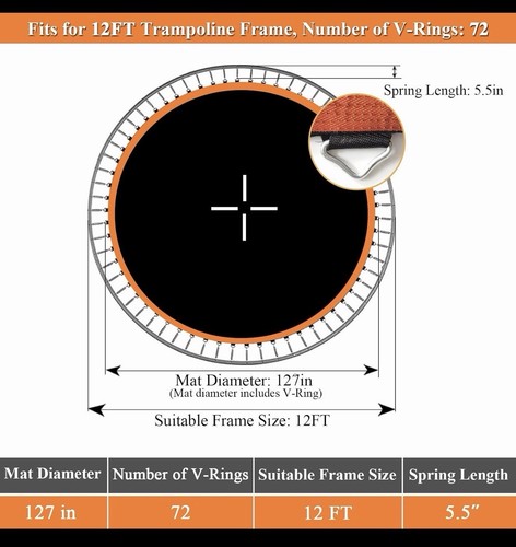 Trampoline replacement mat - replacement,