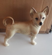 GLOSS POTTERY CHIHUAHUA DOG ORNAMENT CHIHUAHUA DOG MODEL