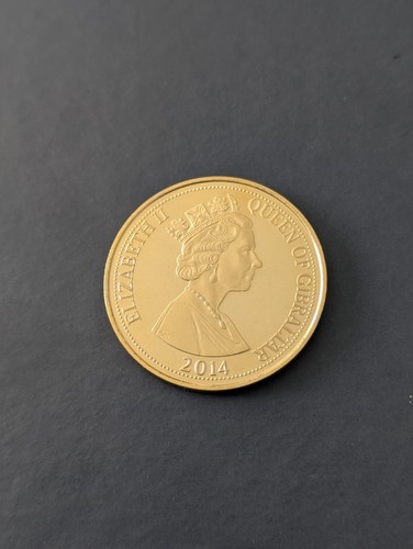Gibraltar crown 2014 proof - gibraltar,
