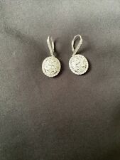 sterling silver diamonique earrings from QVC