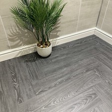 Herringbone Anthracite Oak SPC