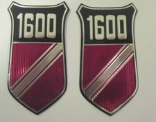 FORD CORTINA MK3 1600 GENUINE FORD NOS, MADE BY J FRAY WING BADGE INSERTS X 2