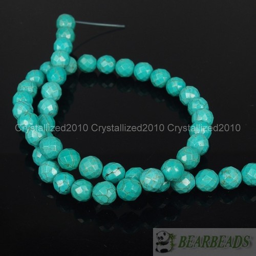 Natural gemstones 6mm faceted - gemstones,