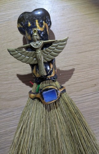 Witchy altar broom spiritual - altar,