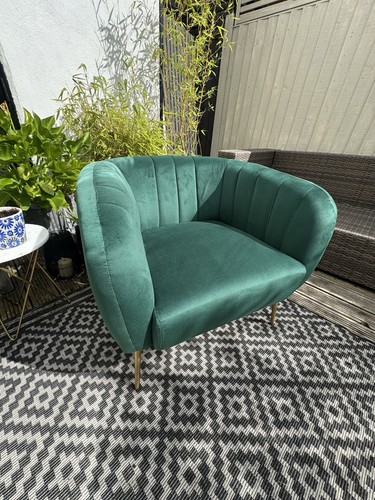 Dark green velvet - green, upholstery