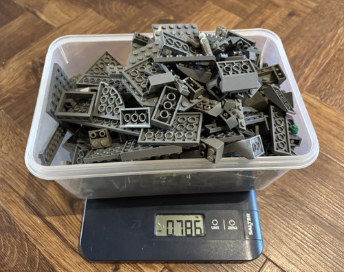 Lego grey bulk - lego,