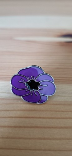 Purple poppy remembering - purple,