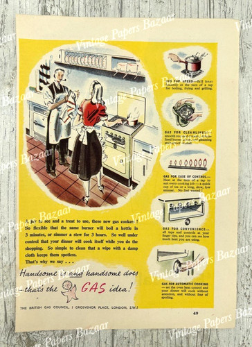 1940s home kitchen cookers - home,