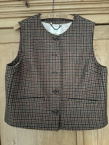 Joules quilted tweed waistcoat - quilted,