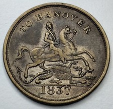 TO HANOVER 1837 QUEEN VICTORIA