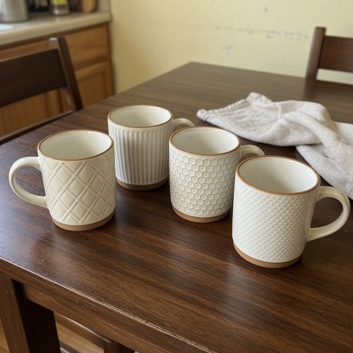 Stackable coffee mugs - stackable,