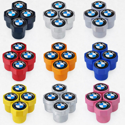Bmw plastic wheel valve - plastic, dust