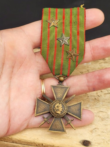 Vintage french cross war - vintage, of